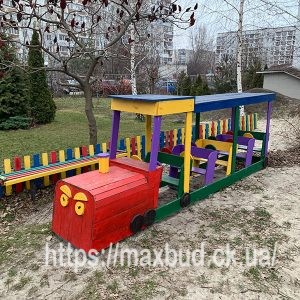 Поезд деревянный для детей